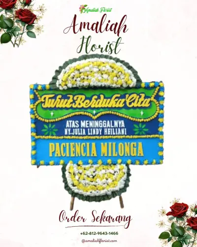 Papan Bunga Duka rumah duka carolus (rs st. carolus)